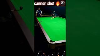 Exhibition Cannon  Shot#snookercoach #snookerplayer #skill #pool #snookerstar #billiards #talent