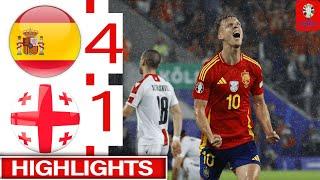 Spain Vs Georgia(4-1) 2024| All Highlights & Goals