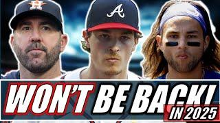 5 MLB Players That Won't Be Back With Their Current Team In 2025!