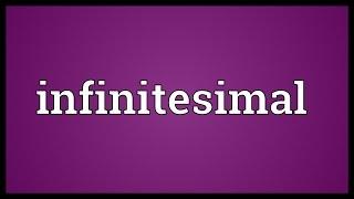 Infinitesimal Meaning