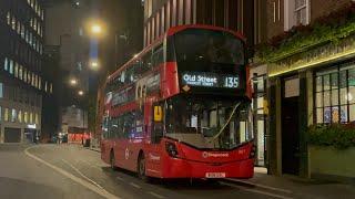 FRV. Stagecoach London Route 135. Crossharbour, Asda - Old Street. Wright Gemini 3 13127 (BU16 UXL)