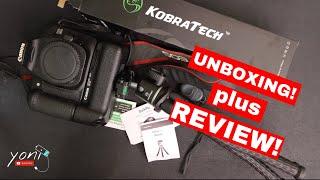 unboxing REVIEW KobraTech Flexible Tripod for Phone and Camera with Remote Shutter