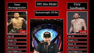 Umar Nurmagomedov vs Cory Sandhagen Prediciton & Betting Tips