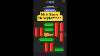 Mini Game Today 14 September How to Solve Mini Game Puzzle in Hamster Kombat (100%) SOLVED !