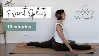 Front Split Stretching Routine to improve your Splits in 10 minutes!