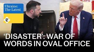 Trump tears into Zelensky in White House shouting match | Ukraine: The Latest