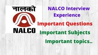 NALCO interview experience...