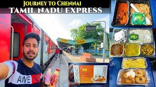 Most PREMIUM train to South India Special food of all stations Coverd | Tamil Nadu Superfast express