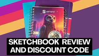 Artisto sketchbook review-Overview, how I use them and a discount code!