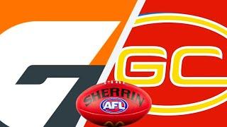 GWS Giants vs Gold Coast SUNS AFL Football Live from ENGIE Stadium