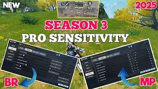 Best PRO Sensitivity Settings in CODM! (Season 3) | codm br settings | call of duty mobile | codm br