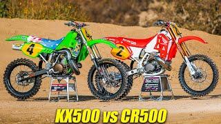 Kawasaki KX500 VS Honda CR500 - Motocross Action Magazine