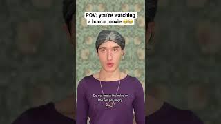 Horror movie trailers be like #shorts #funny #comedy