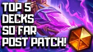 Best Hearthstone Decks After The Patch In The Great Dark Beyond!