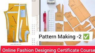 Pattern Making Process Plazzo Drafting Design Cutting ll Academic Class  2025