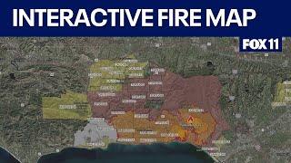 Interactive map of California wildfires