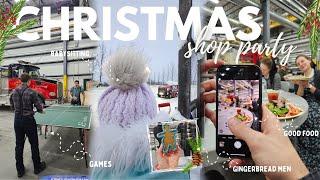 wir hatten unsere Weihnachtsfeier im Shop + ich habe diese Woche gebabysittet.....vlog 218