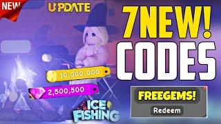 *NEW* ALL WORKING CODES FOR ICE FISHING SIMULATOR IN 2024! ROBLOX ICE FISHING SIMULATOR CODES