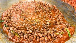 Tawa Fry Kaleji | Mutton Fried Liver Making | Street Food Peshawari Masala Tawa Kaleji Fry