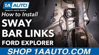 How to Install Front Sway Bar Links 11-16 Ford Explorer