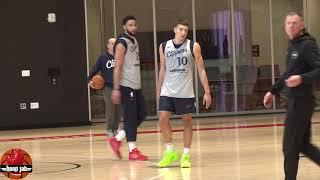 Ben Simmons & Bogdan Bogdanovic At Their First LA Clippers Practice. HoopJab NBA