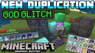 Minecraft bedrock 1.21 stackable item duplication glitch