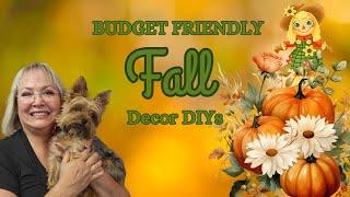 BUDGET FRIENDLY FALL DECOR DIYS/ CALM & CRAZY COLLABORATION