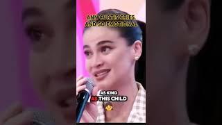 ANN CURTIS CRIES AND SO EMOTIONAL #annecurtis #emotional #crying