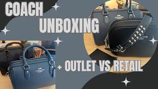 Coach Outlet Unboxing!  Outlet versus Retail comparison, Ruby vs Rowan