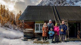 A Strong Mother’s Life in the Mountains: Raising Four Kids Far from Civilization!