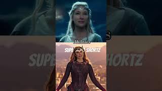 Galadriel(Lotr) Vs Scarlet Witch(Mcu) #shorts #lordoftherings #marvel