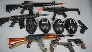 Squid Game Season 2 Appearing Toy Gun - Airsoft AK47 and MP5 - M4 - Realistic Toy Guns Collection