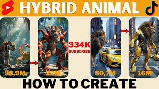 How I Create Viral Hybrid Animal Shorts For Youtube & Tiktok with AI 
