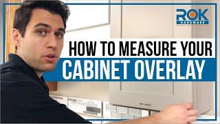 Replacing Hinges -  What is Cabinet Overlay and How to Measure It