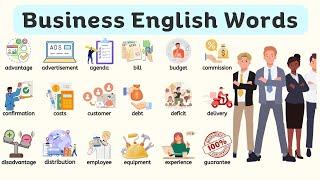 Business English Vocabulary, Meaning & Example Sentences, Business English Words