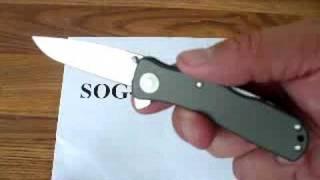 SOG Twitch II Knife TWI-8 Demonstration