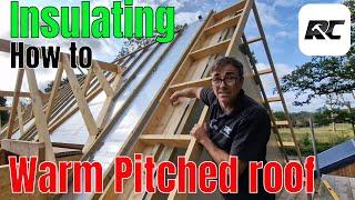 Insulating a Warm Pitched roof to new regulations 2024