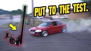 RWD CIVIC gets a hydraulic hand brake!! (FIRST LEGIT DONUTS!!)