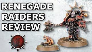 Renegade Raiders Review | Chaos Space Marines (Red Corsairs) #warhammer #40k #warhammer40k