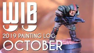 2019 Mini Painting Log: October