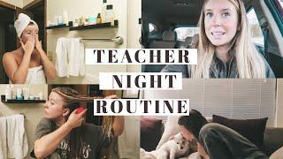 UNWIND WITH ME | Teacher Night Routine, Get Unready With me