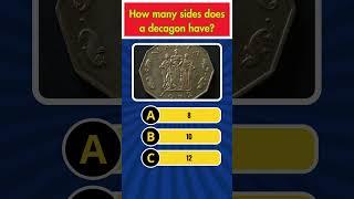 Riddle - Edge of the decagon  #shorts #trending #viral #quiz #edge #decagon #sides