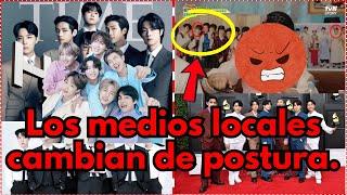 Los medios locales cambian de postura con el regreso de BTS y la impactante noticia sobre HYBE.