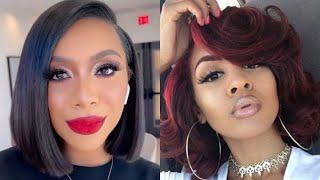 Top Bob Haircut Ideas for Black Women, Blunt Cuts, Lobs Bold Color and More