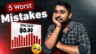 5 Worst Mistakes I Made When My Online E-Commerce Website Building