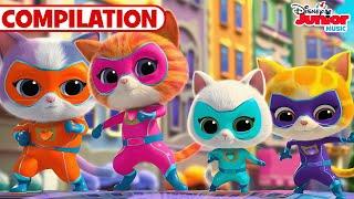 SuperKitties Music Videos  | Compilation | @disneyjr​