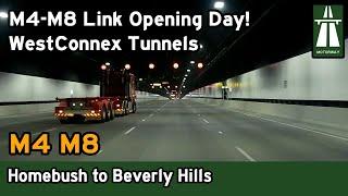 M4-M8 Link Opening Day! Driving the complete WestConnex tunnels in both directions [4K]