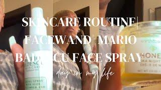 Skincare Routine| Nuderma Face Wand| Mario Bedescu Spray| Earth to Skin Honey Cream| Home Facial|