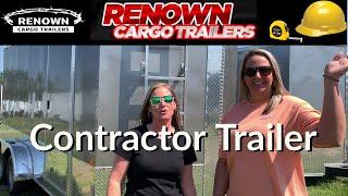 Contractor Trailer | Enclosed Work Trailer | Construction Trailer