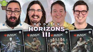 FIRST LOOK Modern Horizons 3 Precons | Omo VS Disa VS Ulalek VS Satya #sponsored